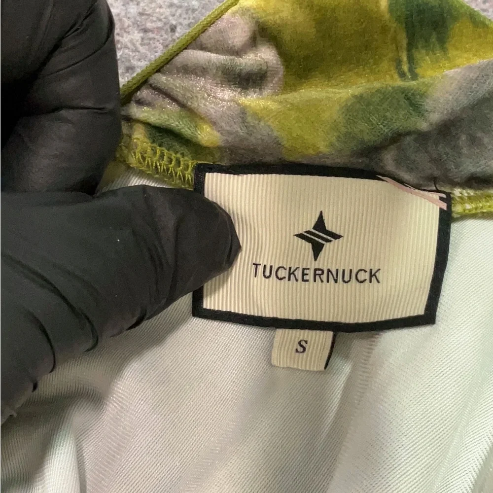 Tuckernuck Green Floral Long-Sleeve Midi Dress - Picture 6 of 7